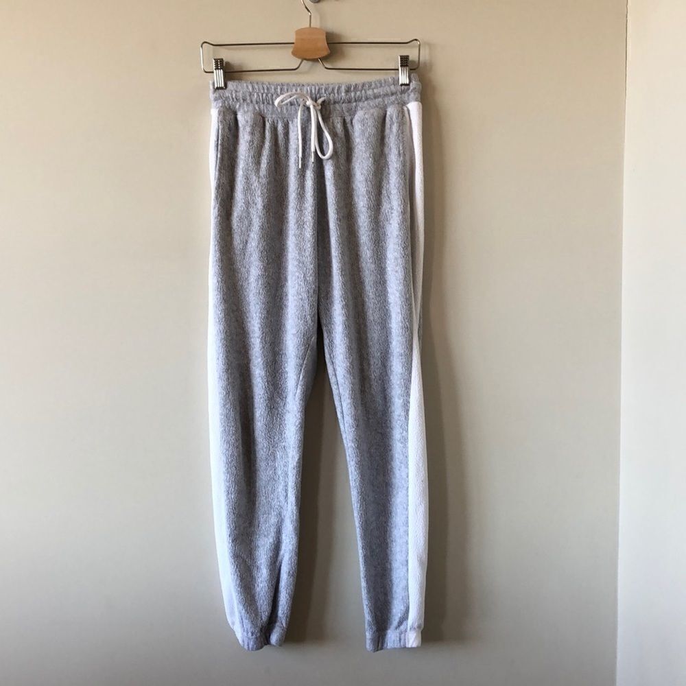 Garage Sherpa Two Tone Drawstring Sweatpants